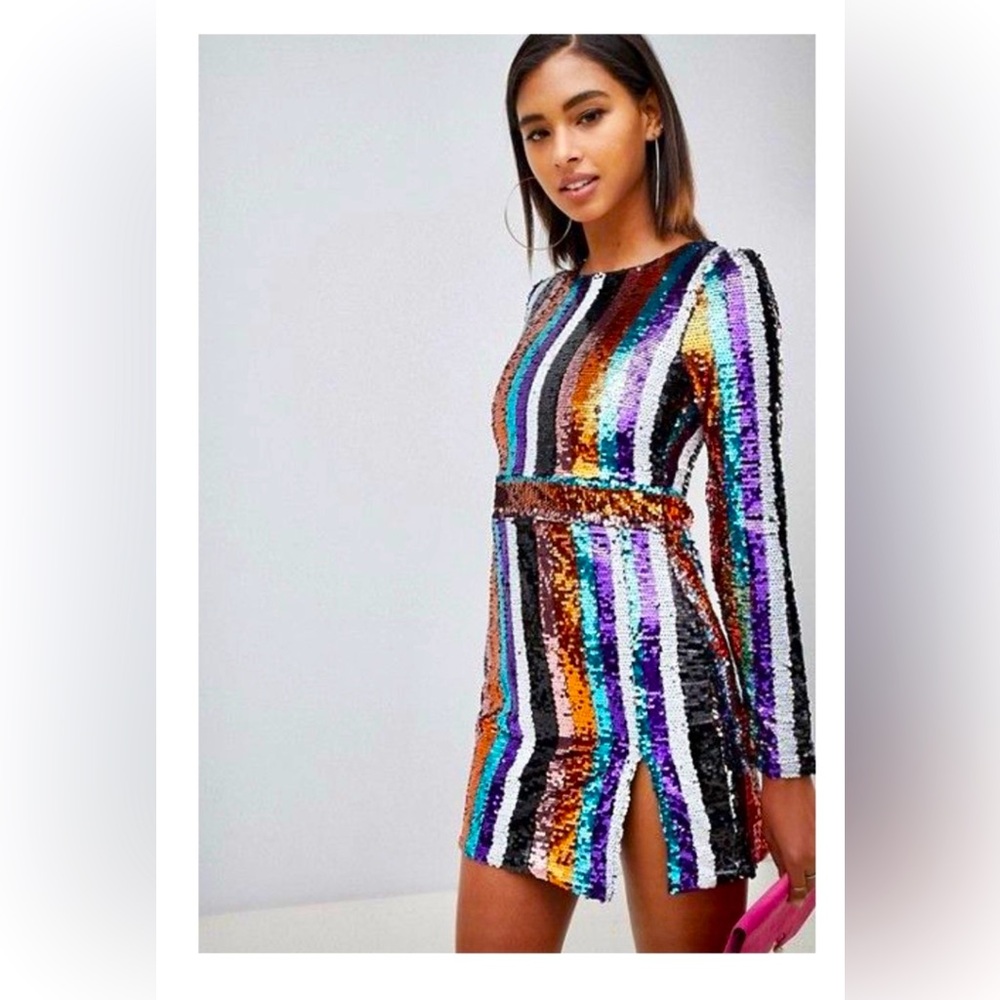 Club L Sequin Dress- Fits size 4